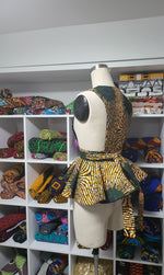 Load image into Gallery viewer, Gorgeous African Print Peplum Blazer
