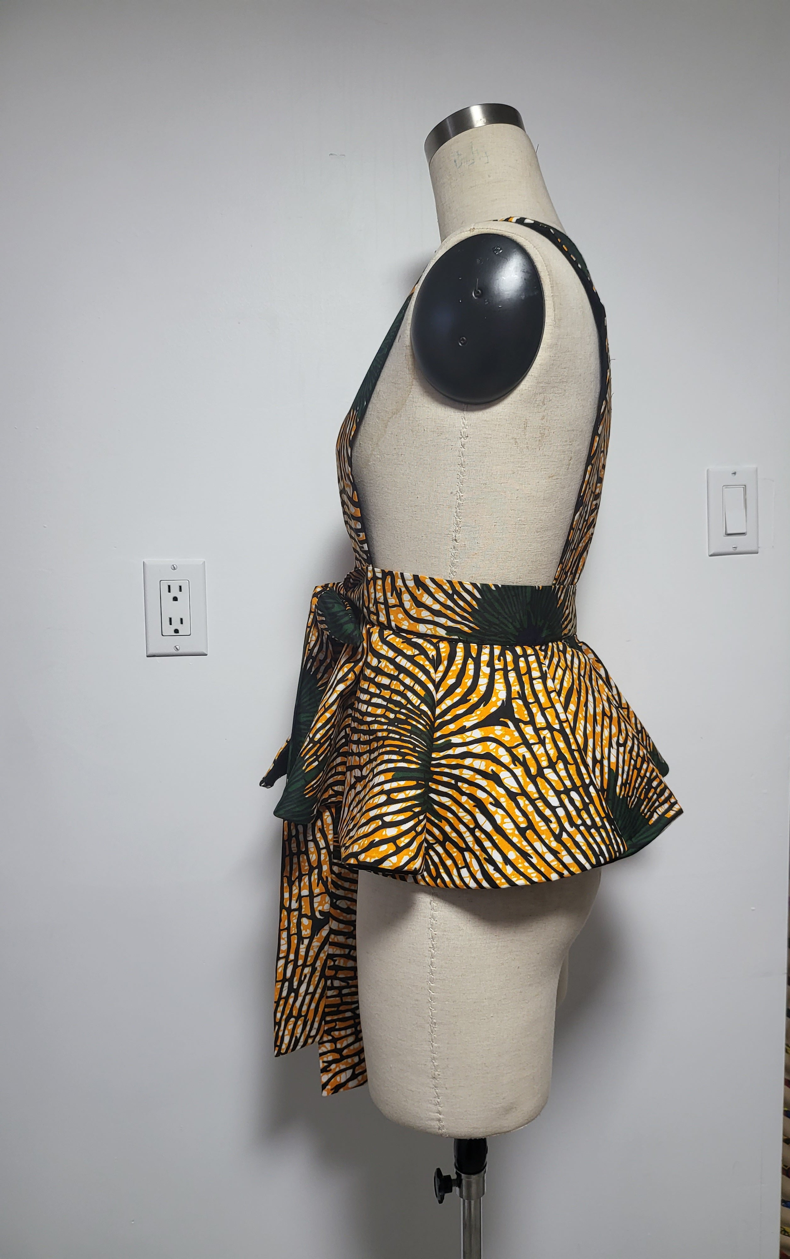 Gorgeous African Print Peplum Blazer