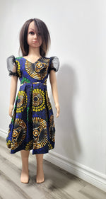 Load image into Gallery viewer, Children&#39;s African Print Charming Dress
