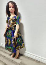 Load image into Gallery viewer, Children&#39;s African Print Dazzling Dress
