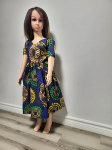 Children's African Print Fabulous Dress