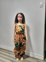 Load image into Gallery viewer, Children&#39;s African Print Elegant Jumpsuit
