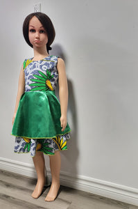 Children's African Print Elegant Dress