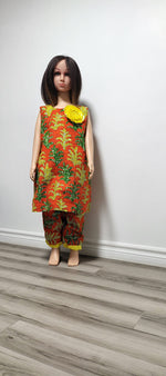 Load image into Gallery viewer, Children&#39;s African Print Elegant Dress
