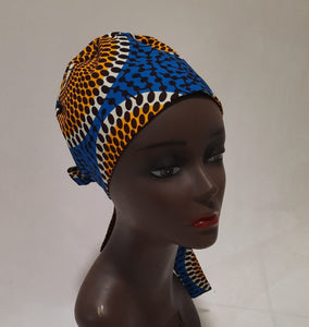 African Print Scrub Cap