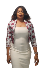 Load image into Gallery viewer, Stylish African Print Jacket Style Top.
