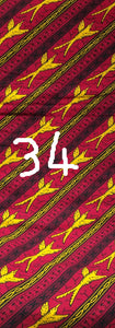 Available African Fabric Patterns And Designs For Sale-Price is per 6yds.