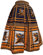 Load image into Gallery viewer, Stylish African Print Kiss Pleat Short Skirt with Pockets.
