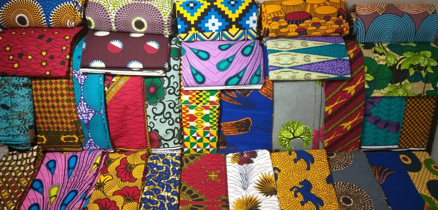 Available African Fabric Patterns And Designs For Sale-Price is per 6yds.