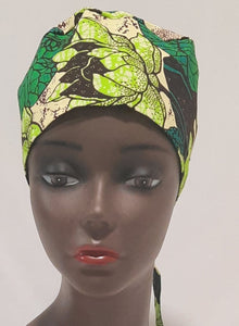 African Print Scrub Cap