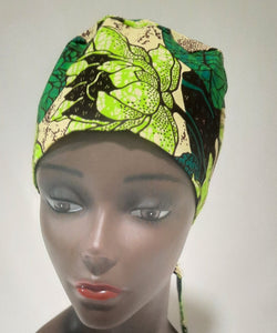 African Print Scrub Cap