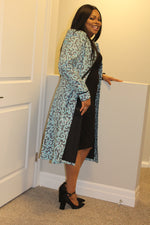 Load image into Gallery viewer, Gorgeous African Print Front Slit Jacket with Pockets and Front Zipper.
