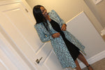 Load image into Gallery viewer, Gorgeous African Print Front Slit Jacket with Pockets and Front Zipper.
