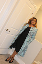 Load image into Gallery viewer, Gorgeous African Print Front Slit Jacket with Pockets and Front Zipper.
